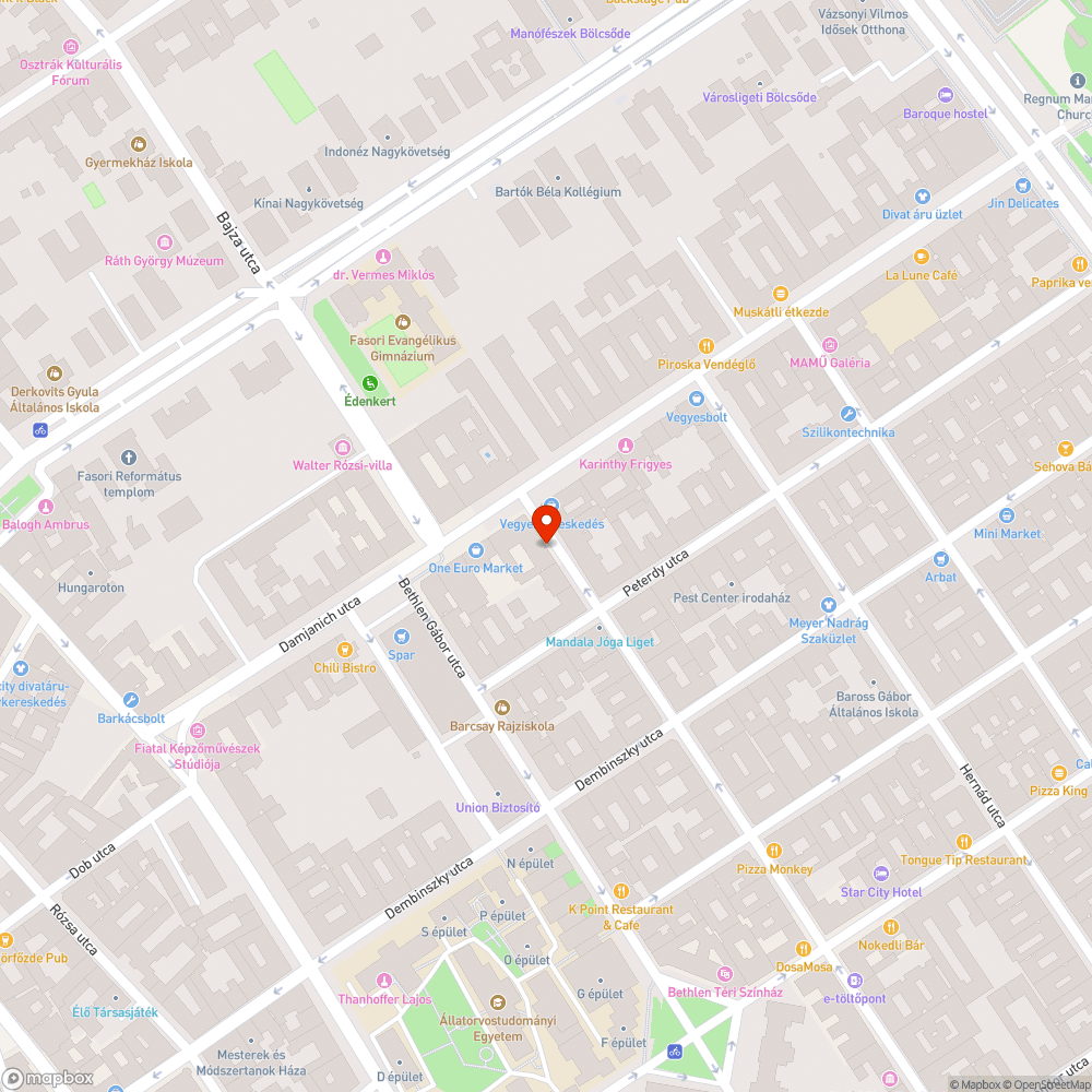 Kerékpártámasz bejelentés helye