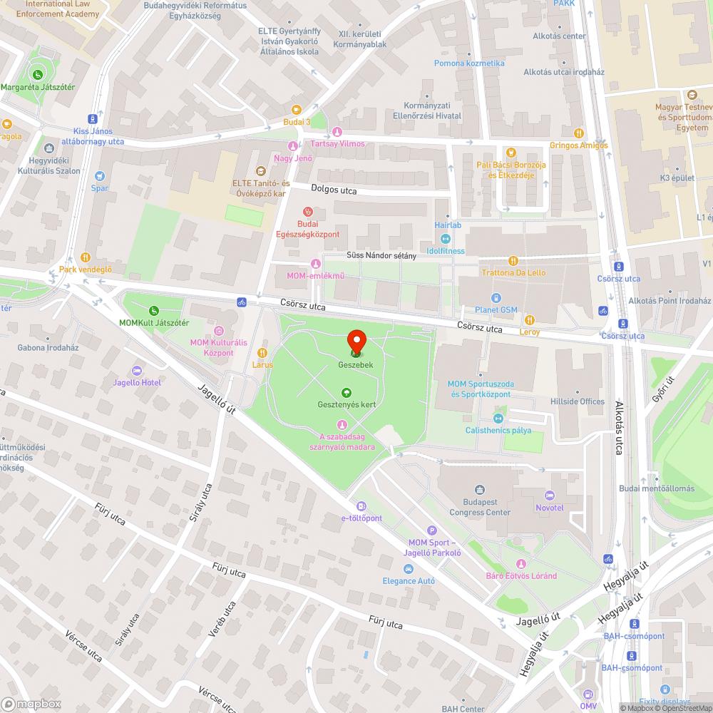 Széttört a pad a MOM kutyafuttatóban bejelentés helye