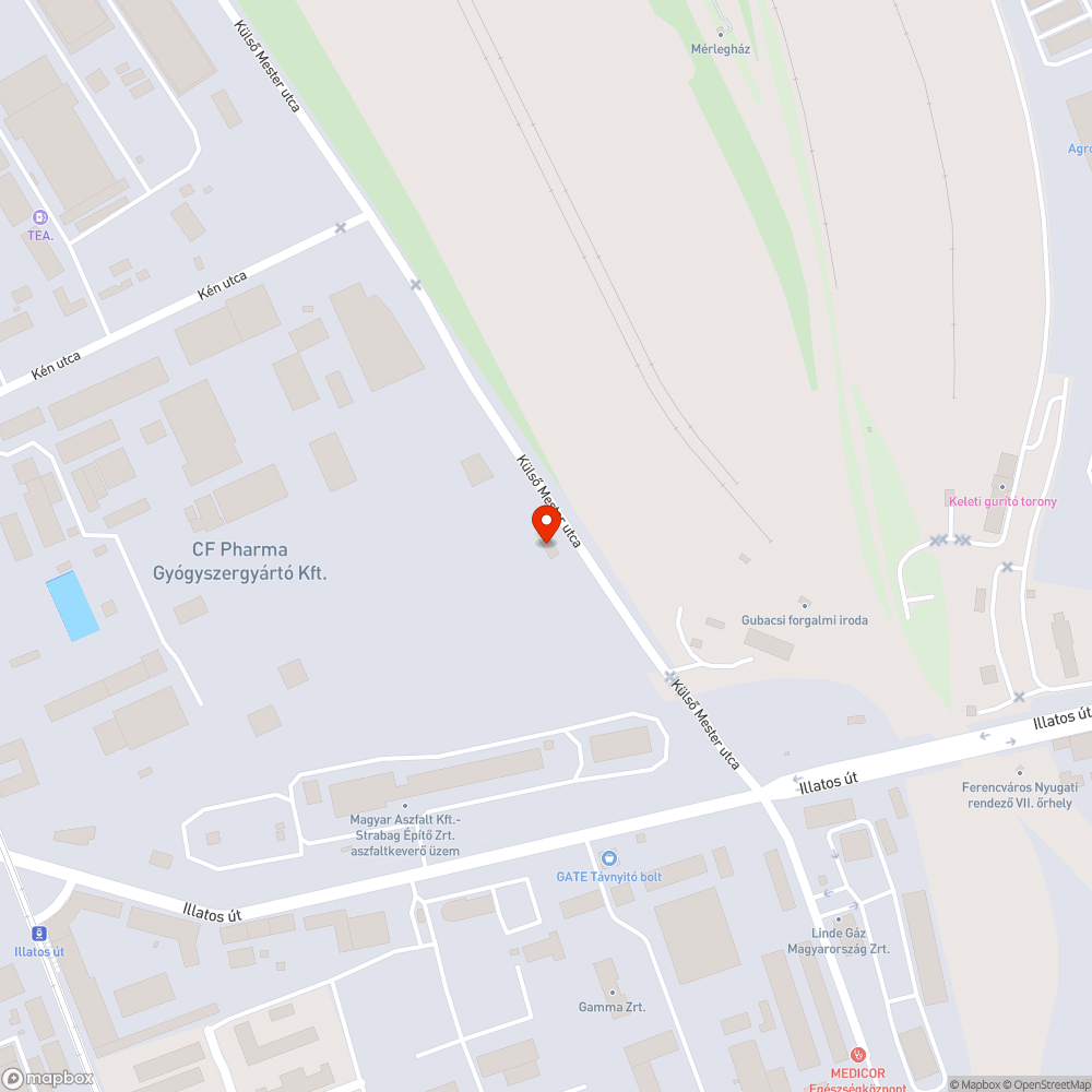 Száz szellemvasutat, ezeret! bejelentés helye