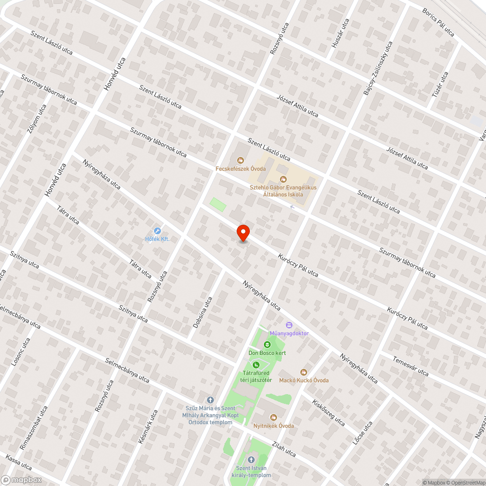 Aszfalt kátyú - mély bejelentés helye