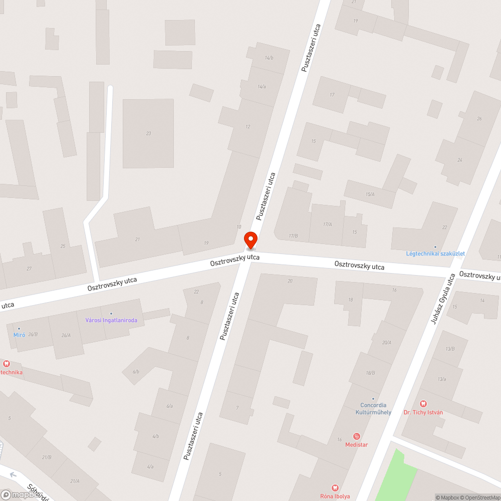 Életveszélyes kátyú az út szélén bejelentés helye