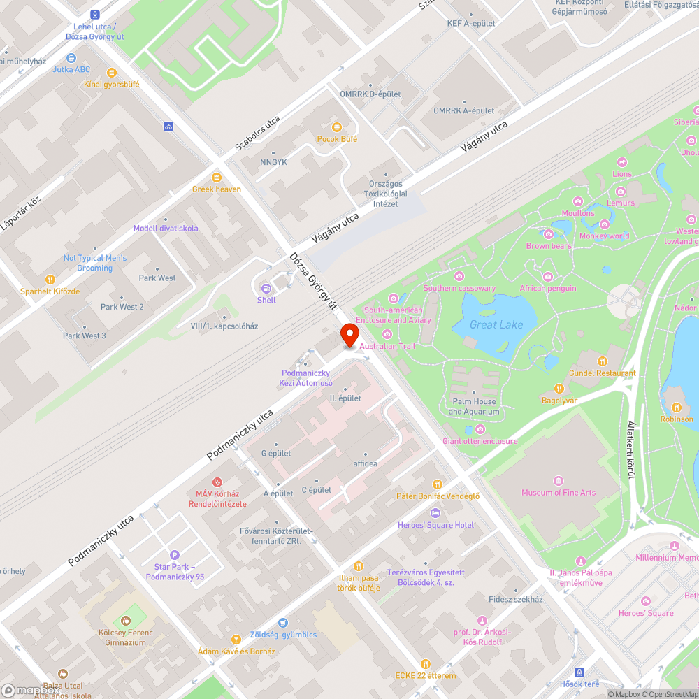 Lekopott zebra bejelentés helye