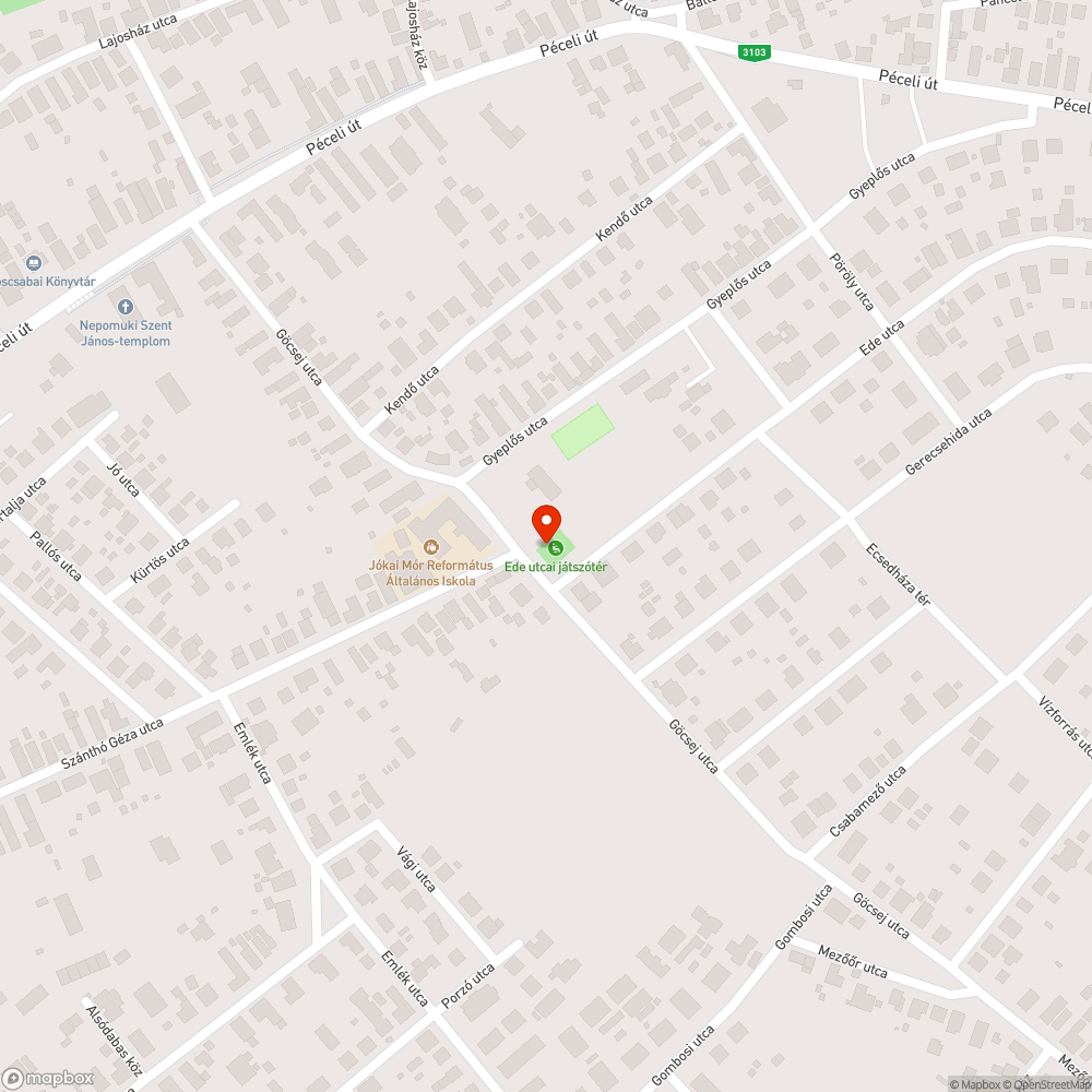 Veszélyes  körhinta bejelentés helye