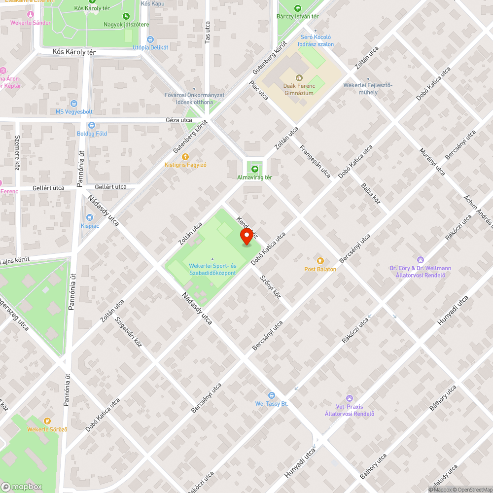 Felújítandó pingpongasztal bejelentés helye