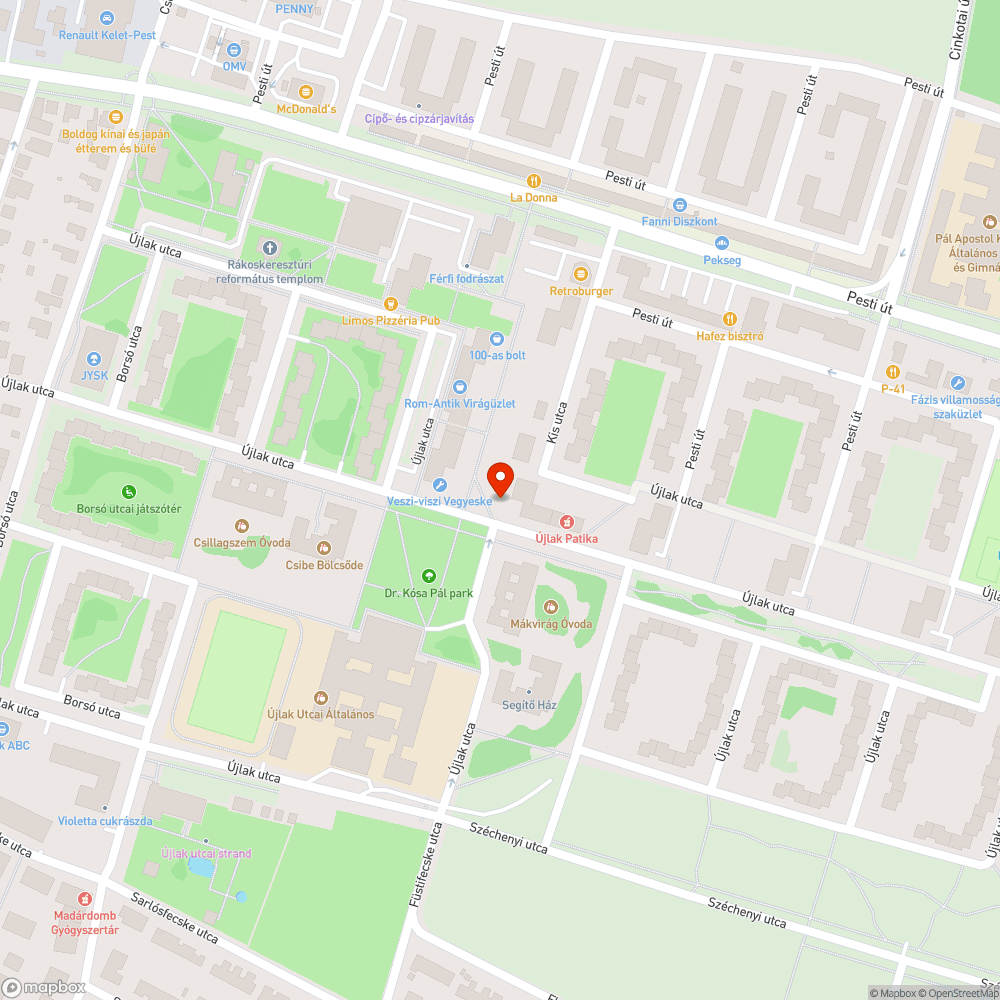 Villog a lámpa bejelentés helye