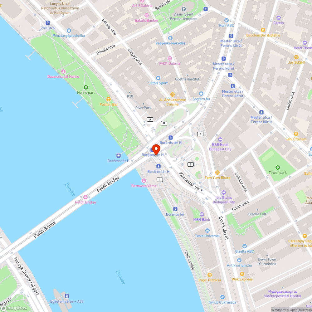 Nem működő Futár kijelző bejelentés helye