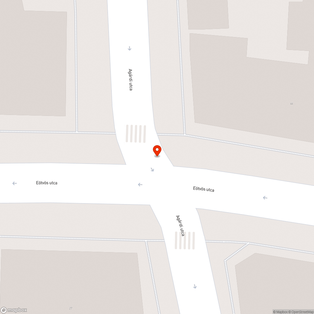 Kidőlt kresztábla bejelentés helye