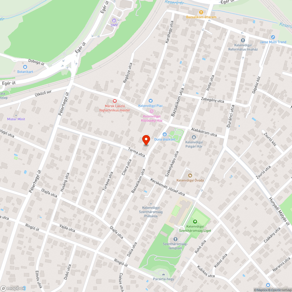 Botlásveszélyes fedlap bejelentés helye