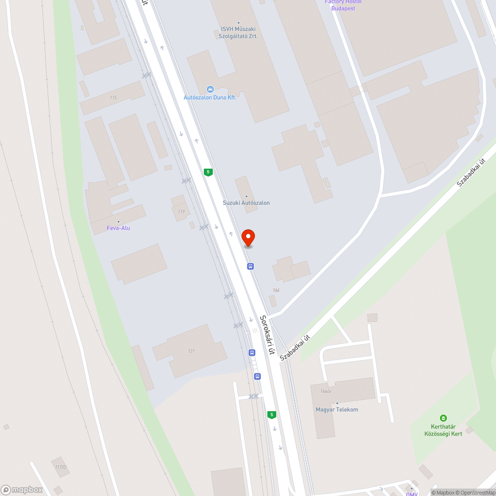 Elhagyott bevásárlókocsi bejelentés helye