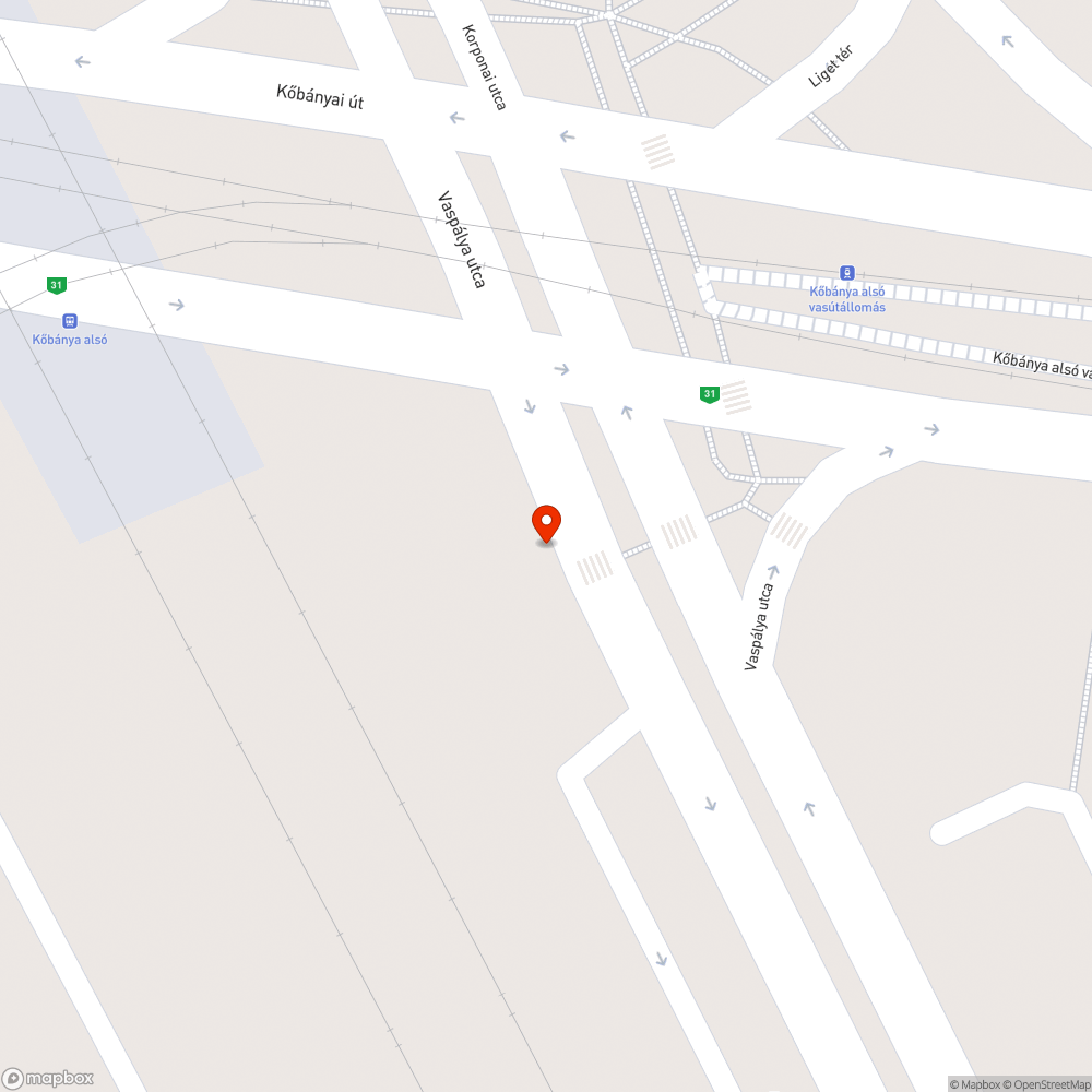 Jelzőlámpa bejelentés helye