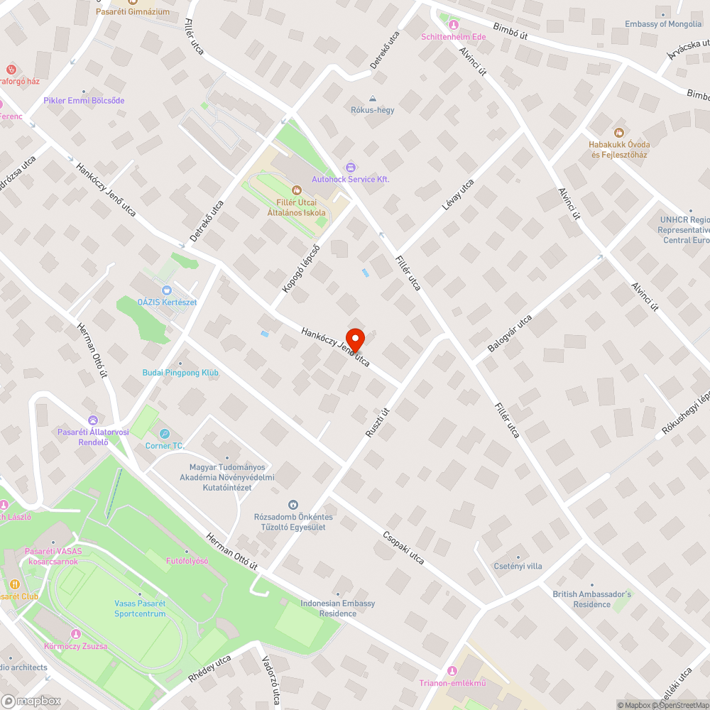 Nagyméretű kátyú bejelentés helye