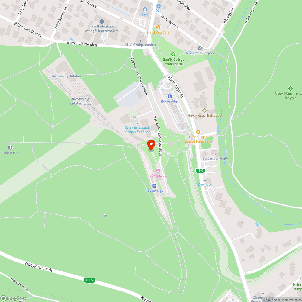 Jelzőlámpa bejelentés helye