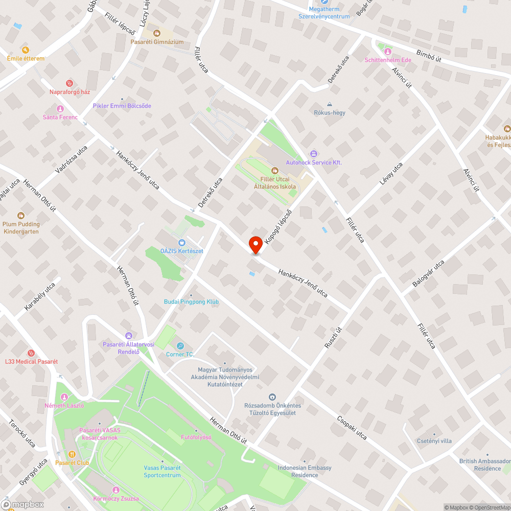 Kátyús kereszteződés bejelentés helye