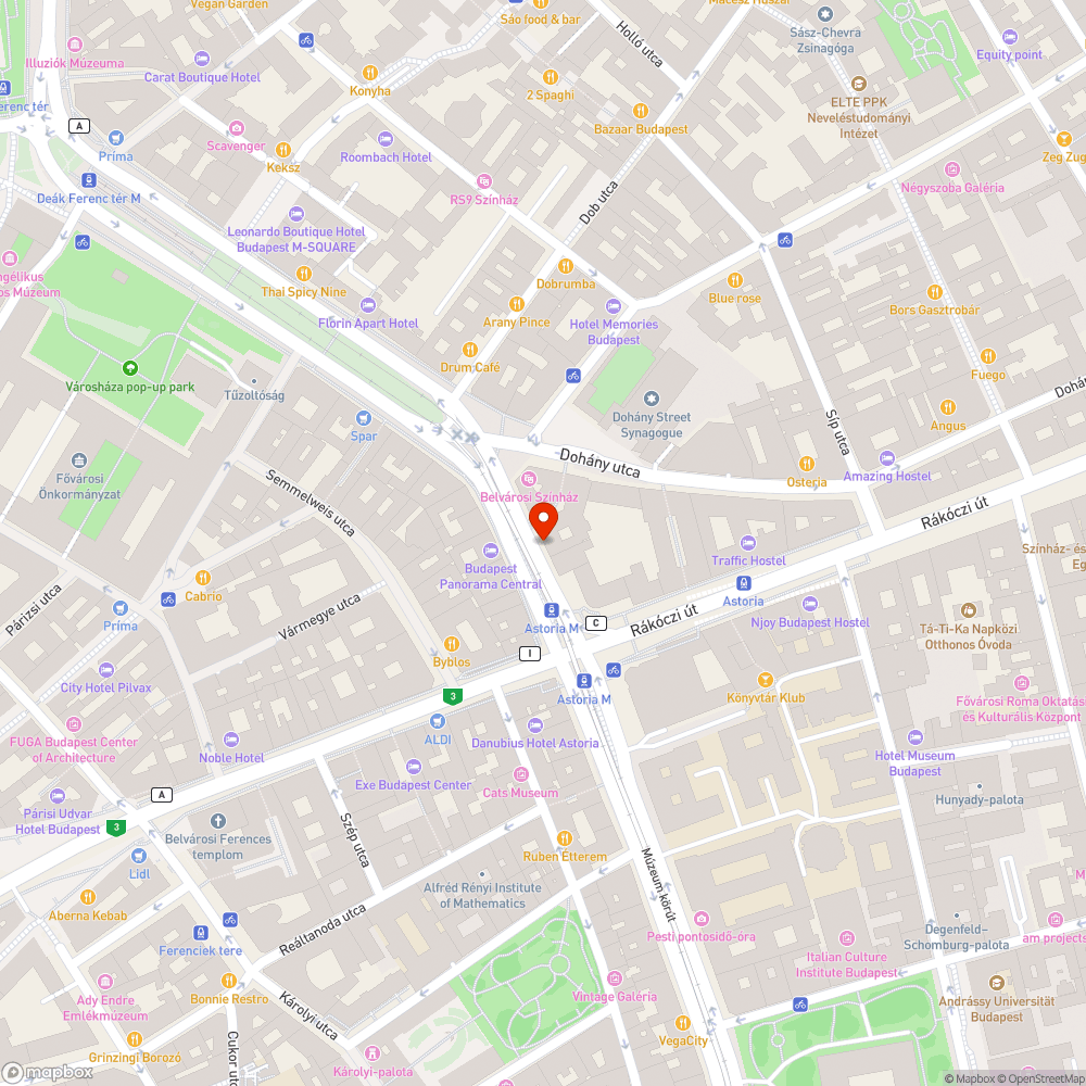 Macskakő tönkrement bejelentés helye