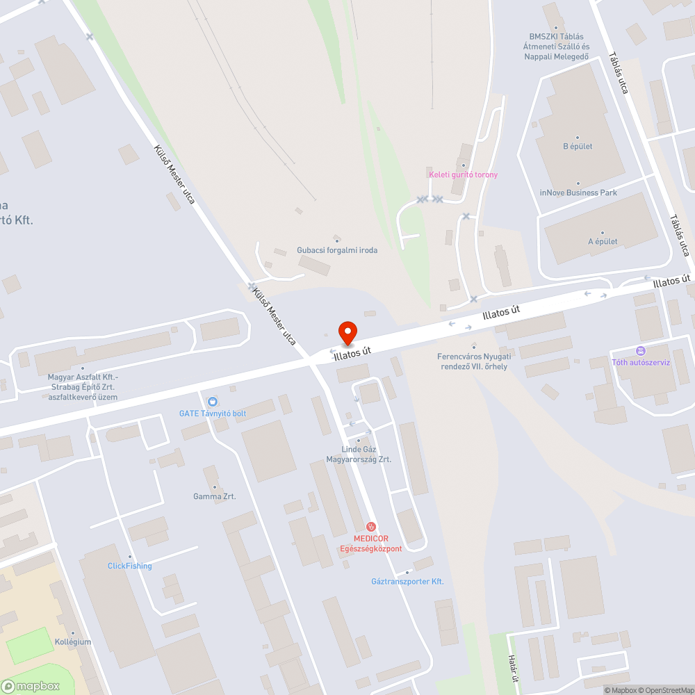 Kátyú a víznyelőnél bejelentés helye