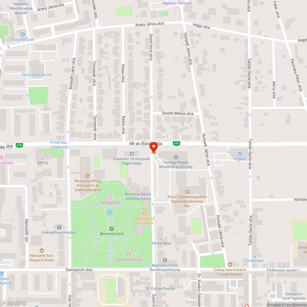 Rejtett lámpa bejelentés helye