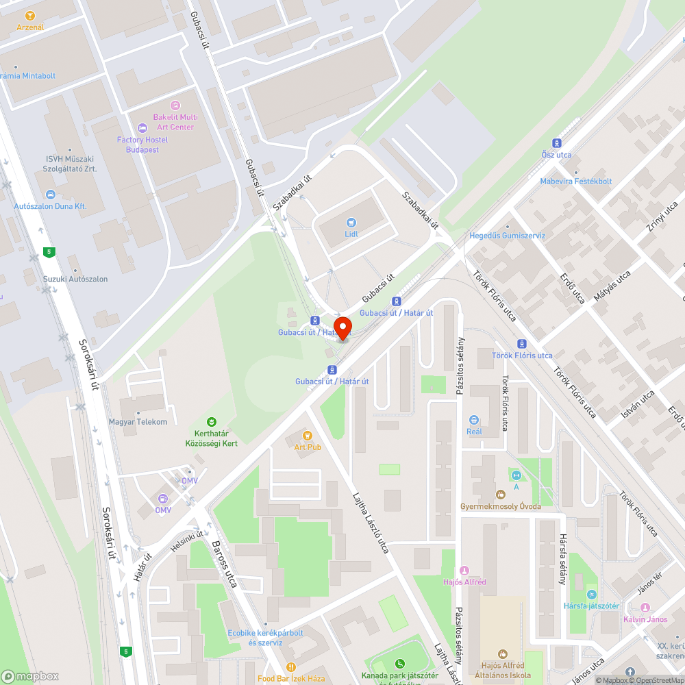 Veszélyesen kiálló szerkezet bejelentés helye