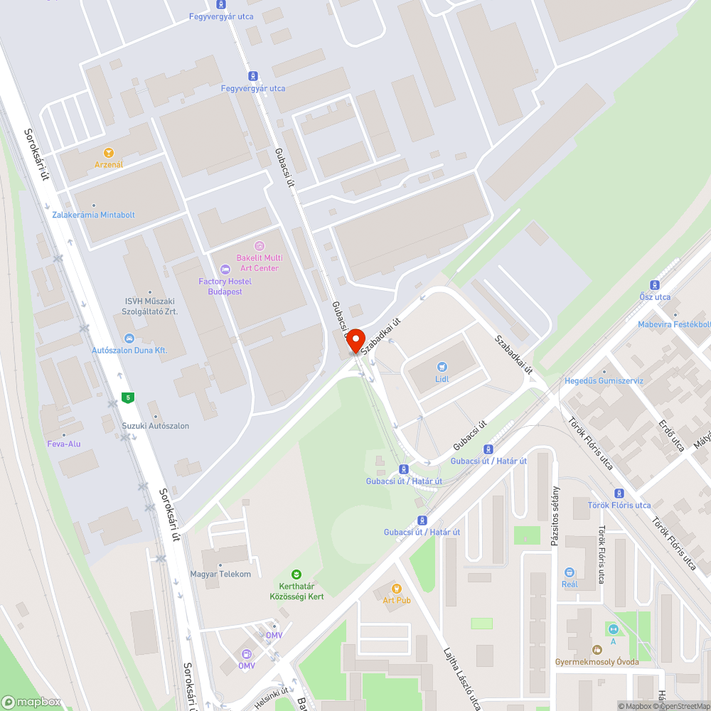 bálványfa és egyéb magas gaz bejelentés helye