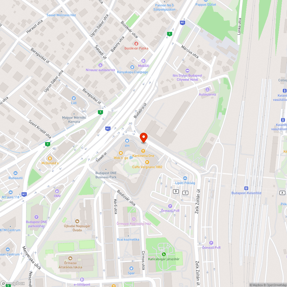 Foltos járda a Koszorúslány utcában bejelentés helye