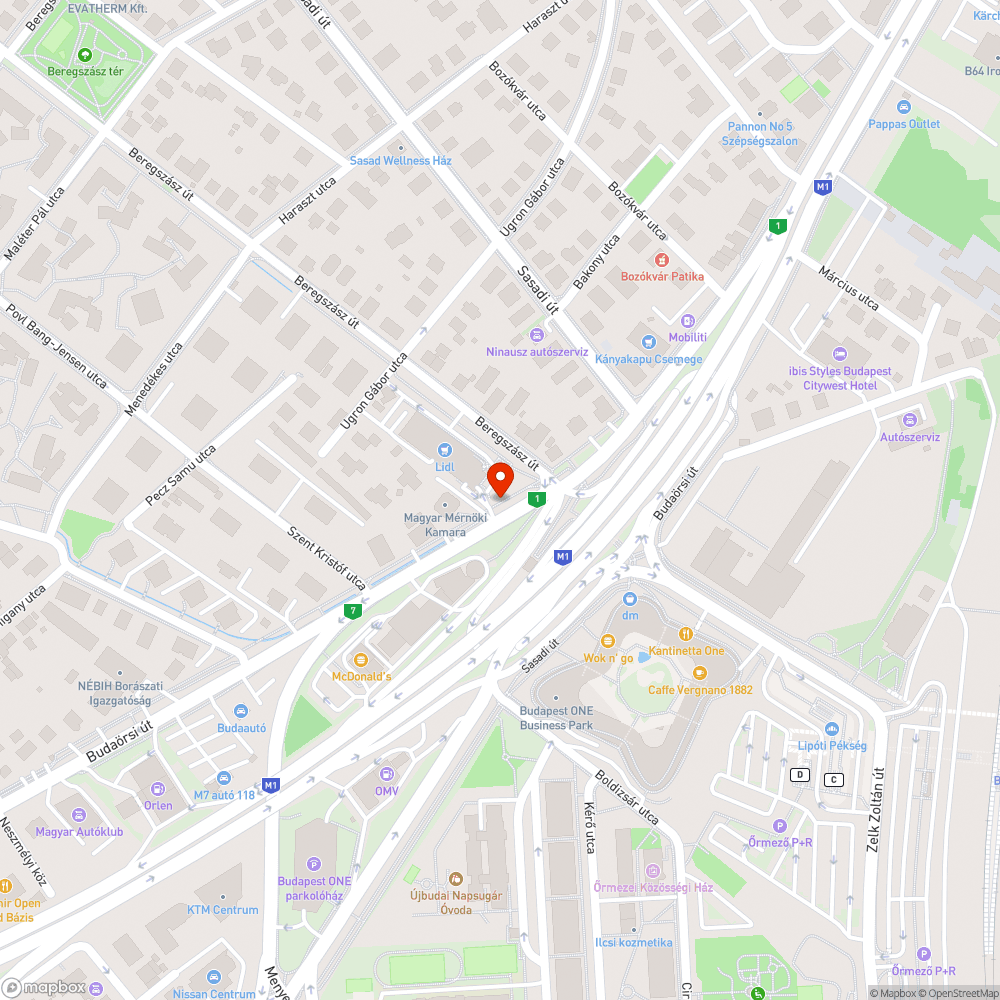 Aszfalt darabok a zöldfelületen bejelentés helye