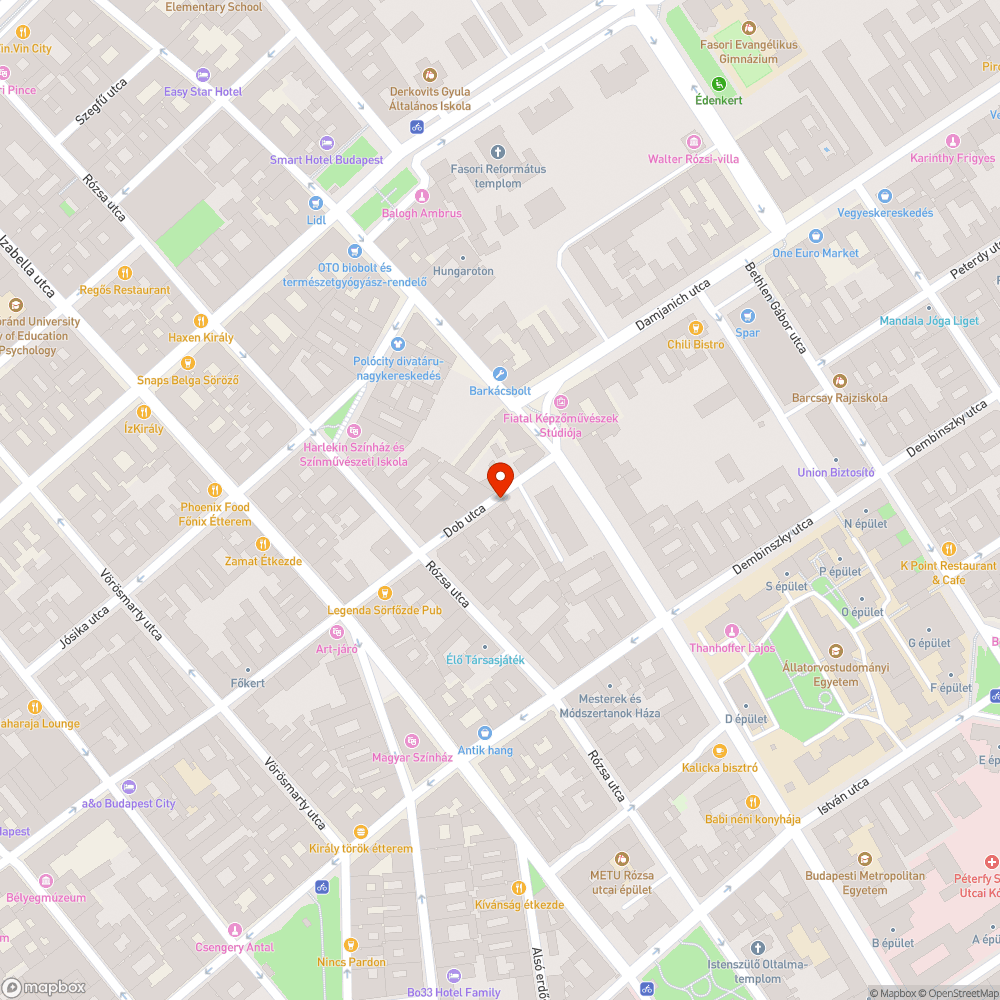 Két doboz szemét bejelentés helye