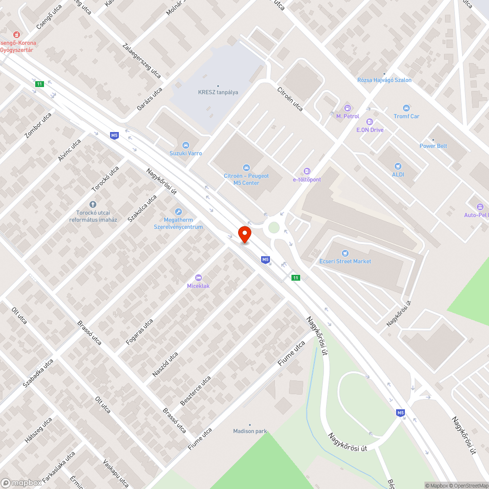 Szeméthalom bejelentés helye