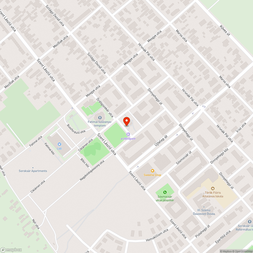 Elhagyott jármű bejelentés helye