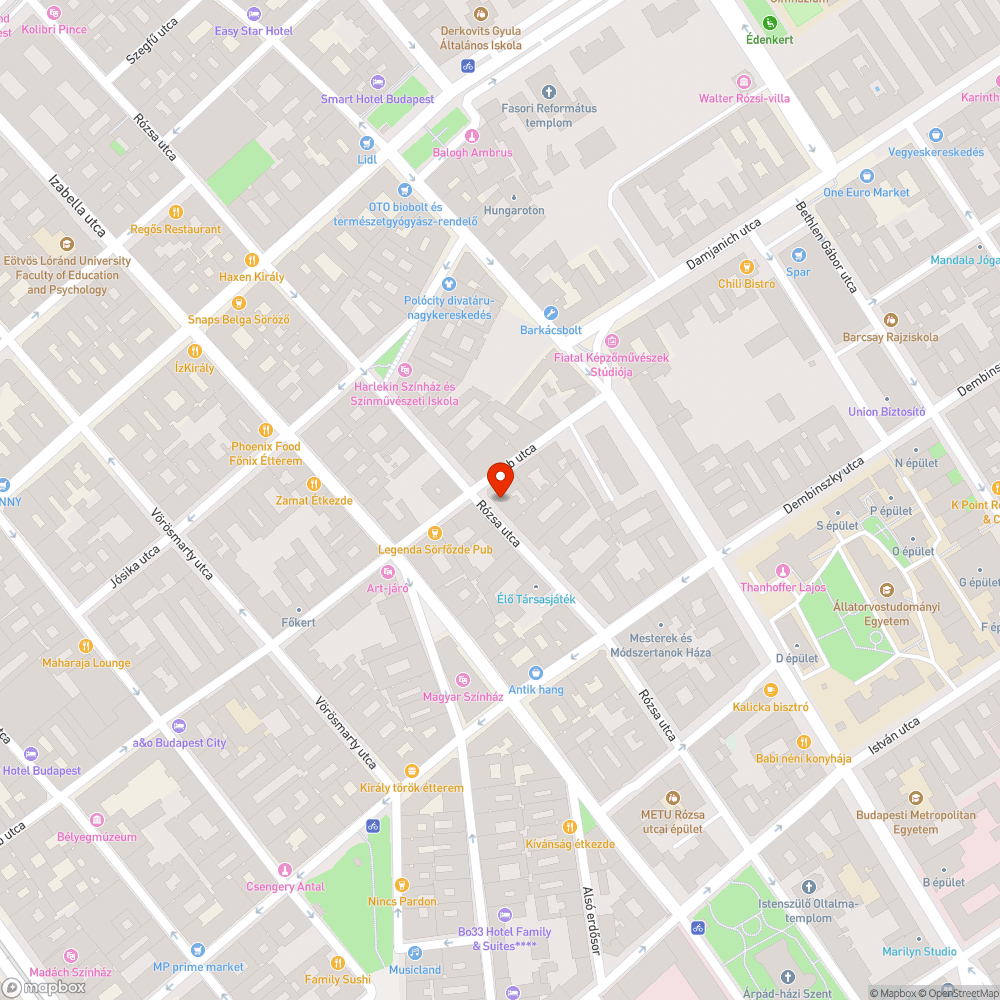 Beszakadt díszburkolat bejelentés helye