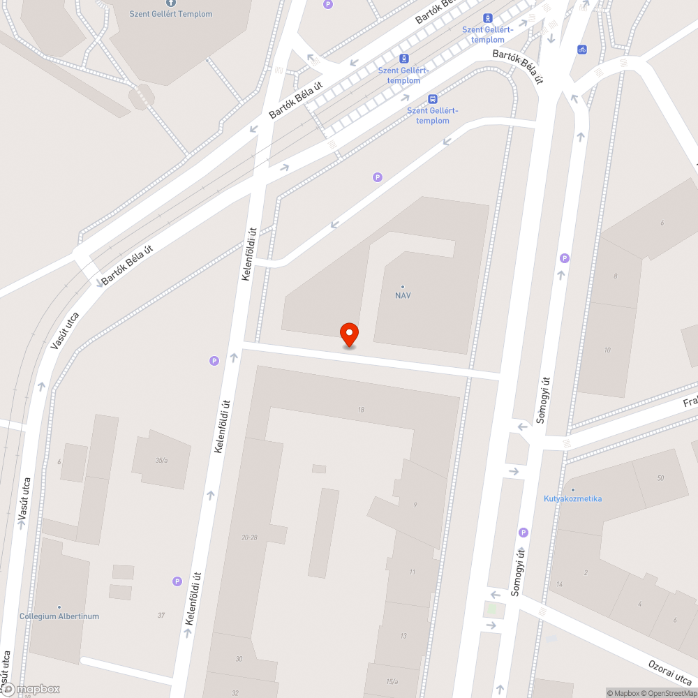 Utcát elfoglaló növényzet bejelentés helye