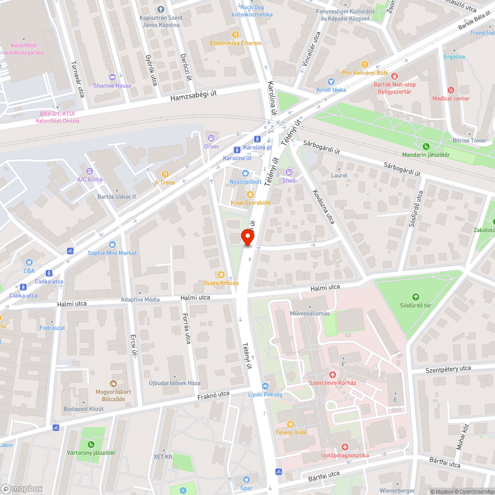 Hiányzó fa bejelentés helye