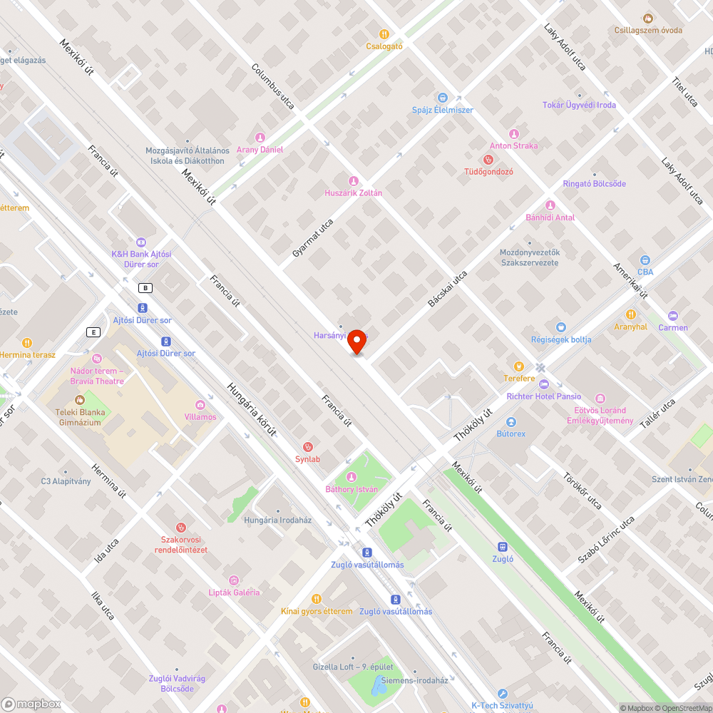 Mexikói út rendezése bejelentés helye