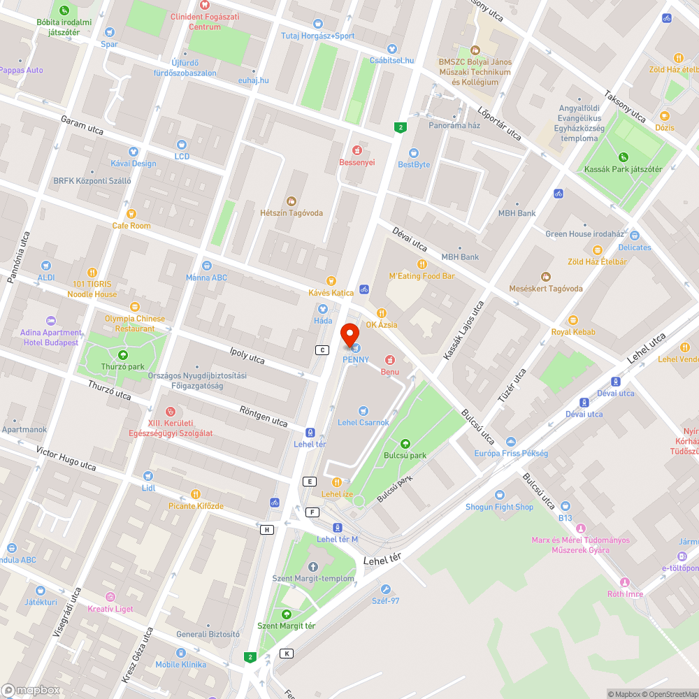 Lehel tér aluljáró bejelentés helye