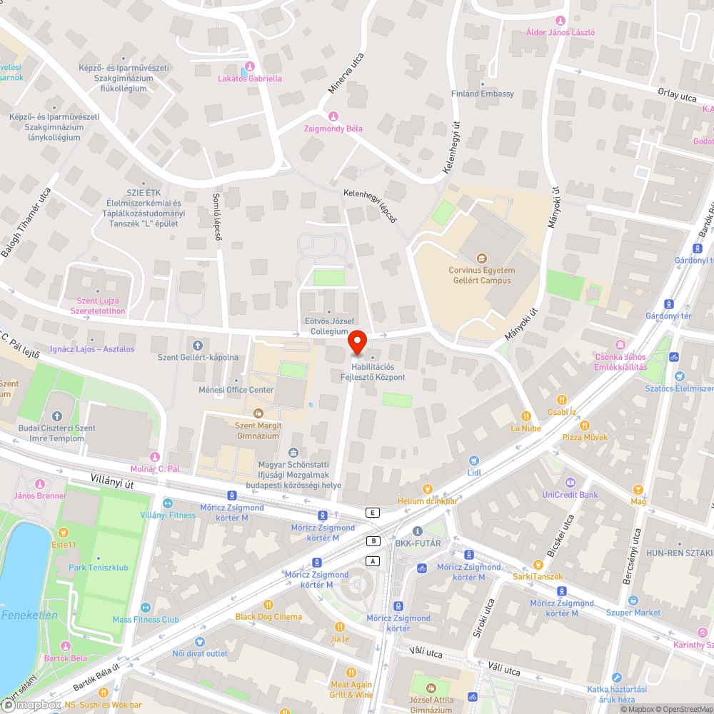 Szemét a Himfy lépcső alján bejelentés helye