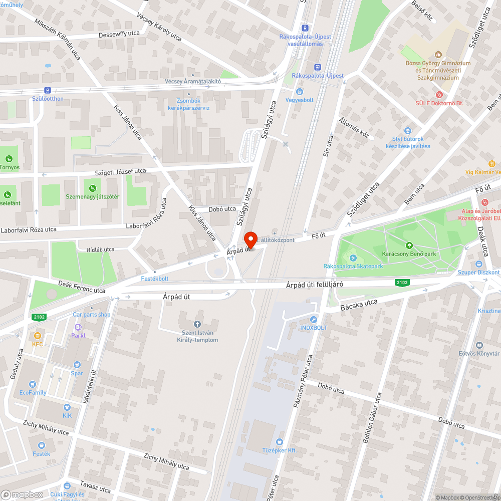 Elhagyott Volkswagen Bora bejelentés helye