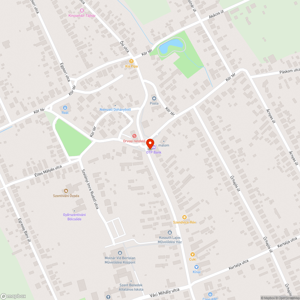 Kerékpárút vízelvezetés nem megfelelő bejelentés helye