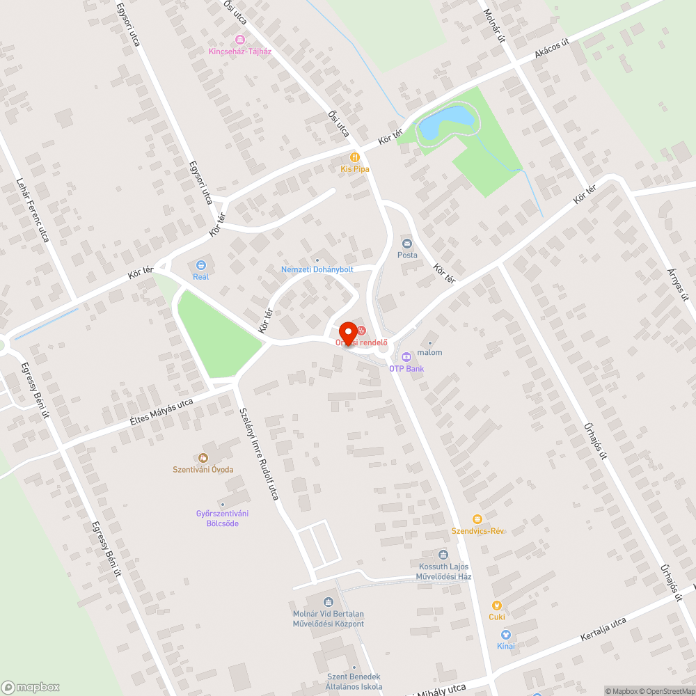 Vízelvezetés bejelentés helye