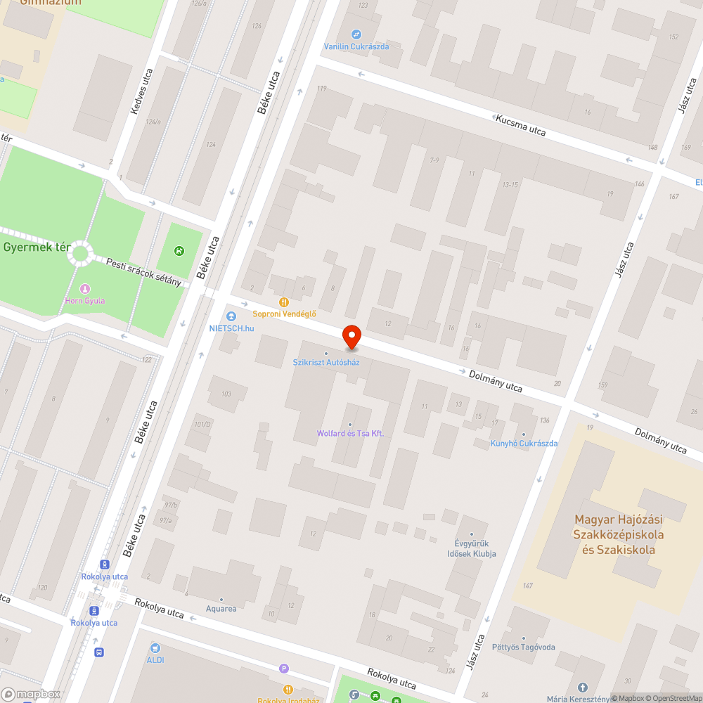 Sérült elektromos szekrény bejelentés helye