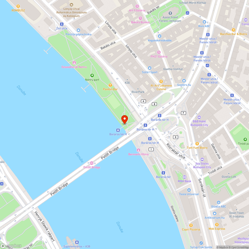 Kiégett lámpa bejelentés helye