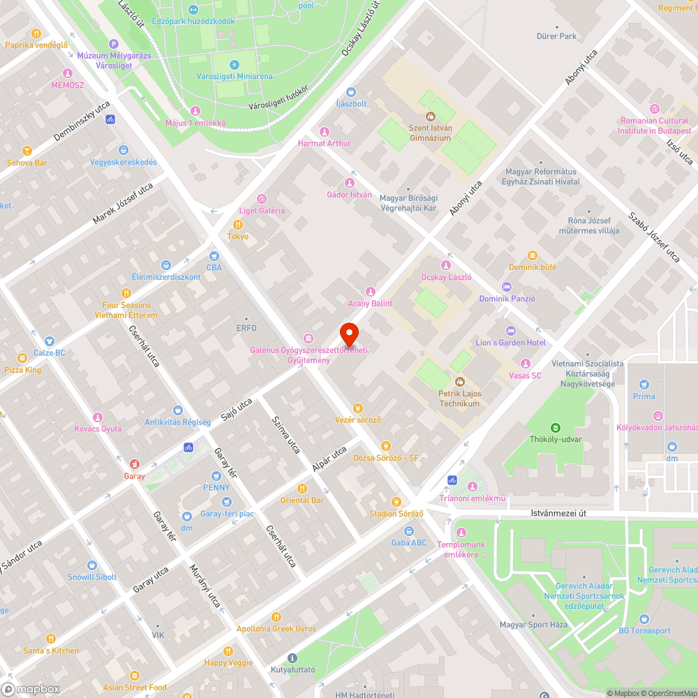 Autógumi bejelentés helye