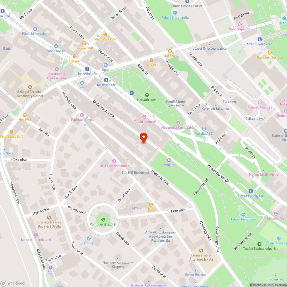 Másfél éve hiányzó járdaburkolat bejelentés helye