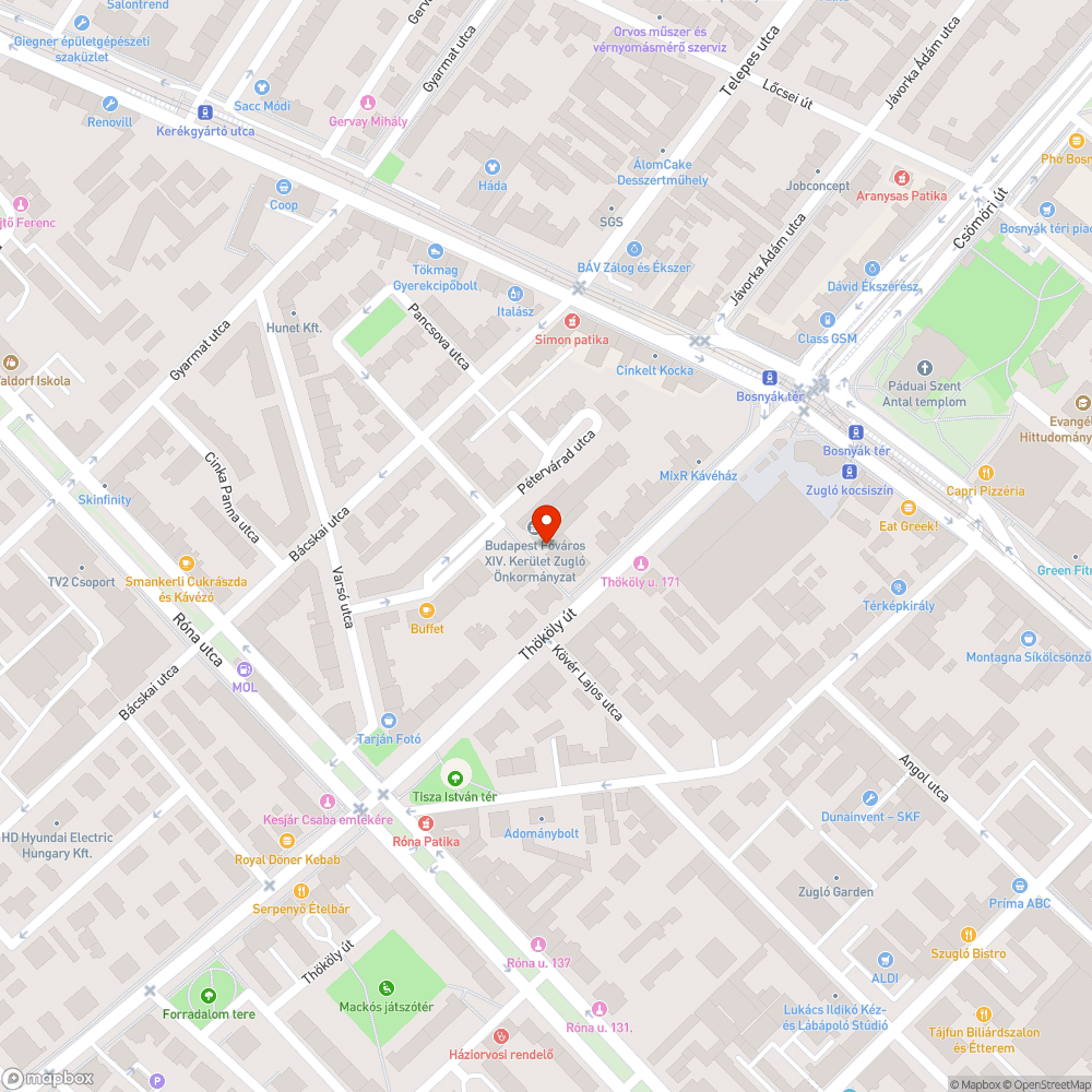 Elhagyott rendezetlen terület bejelentés helye