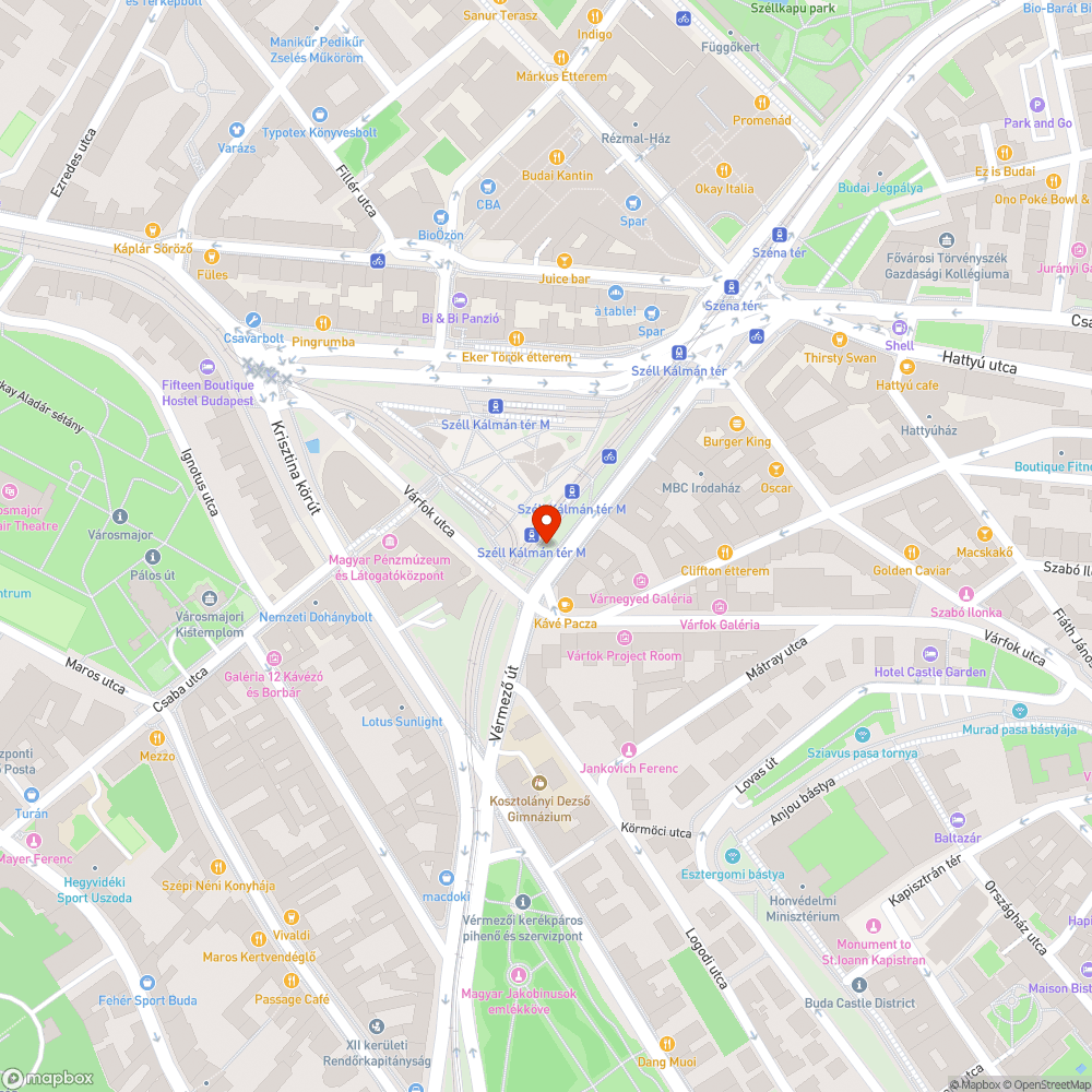 Graffiti (Széll Kálmán tér) bejelentés helye