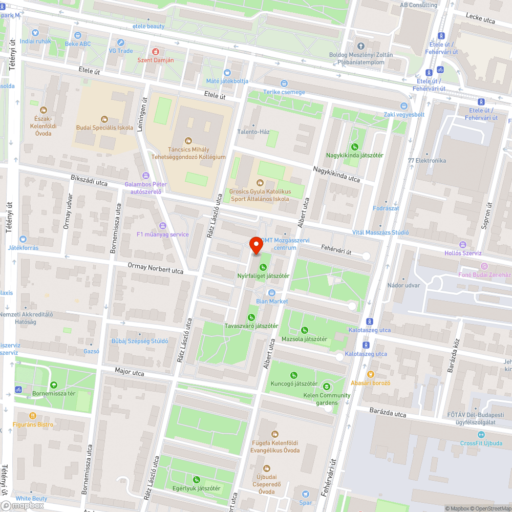 Veszélyes, földből kiálló csatornakeret bejelentés helye