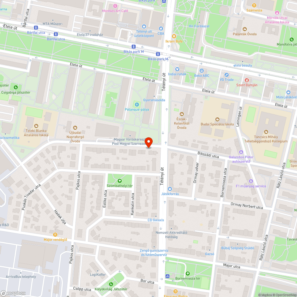 Zöldterületen kiálló útlapok bejelentés helye