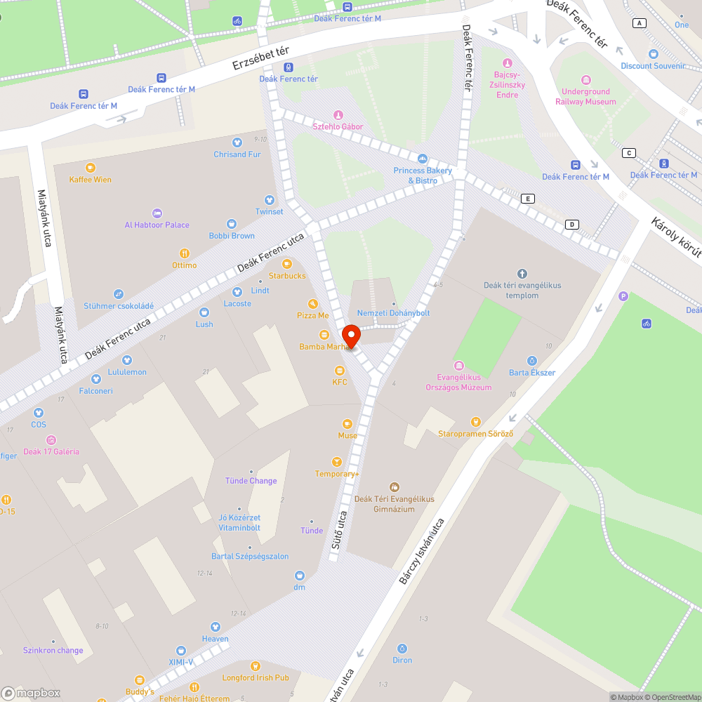 Nyitott oszlop bejelentés helye