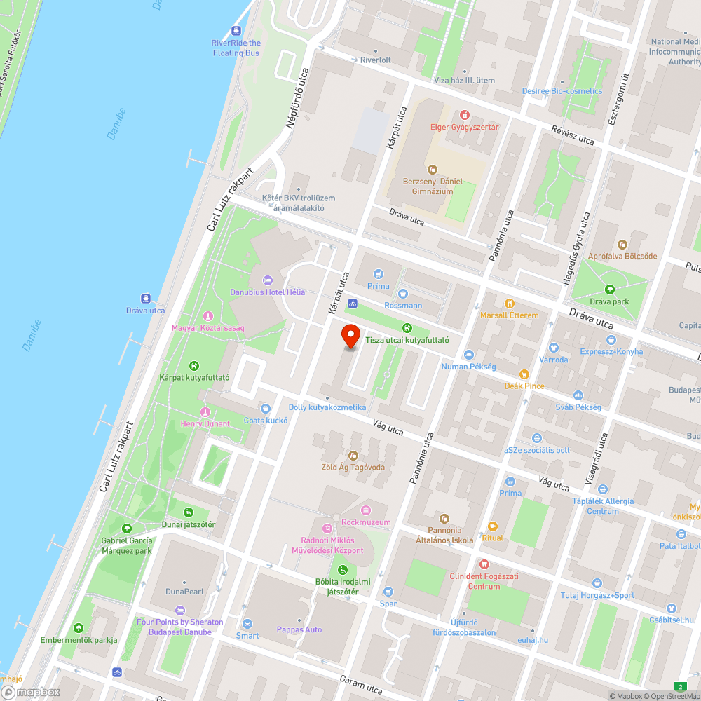 Kiszáradt fa bejelentés helye