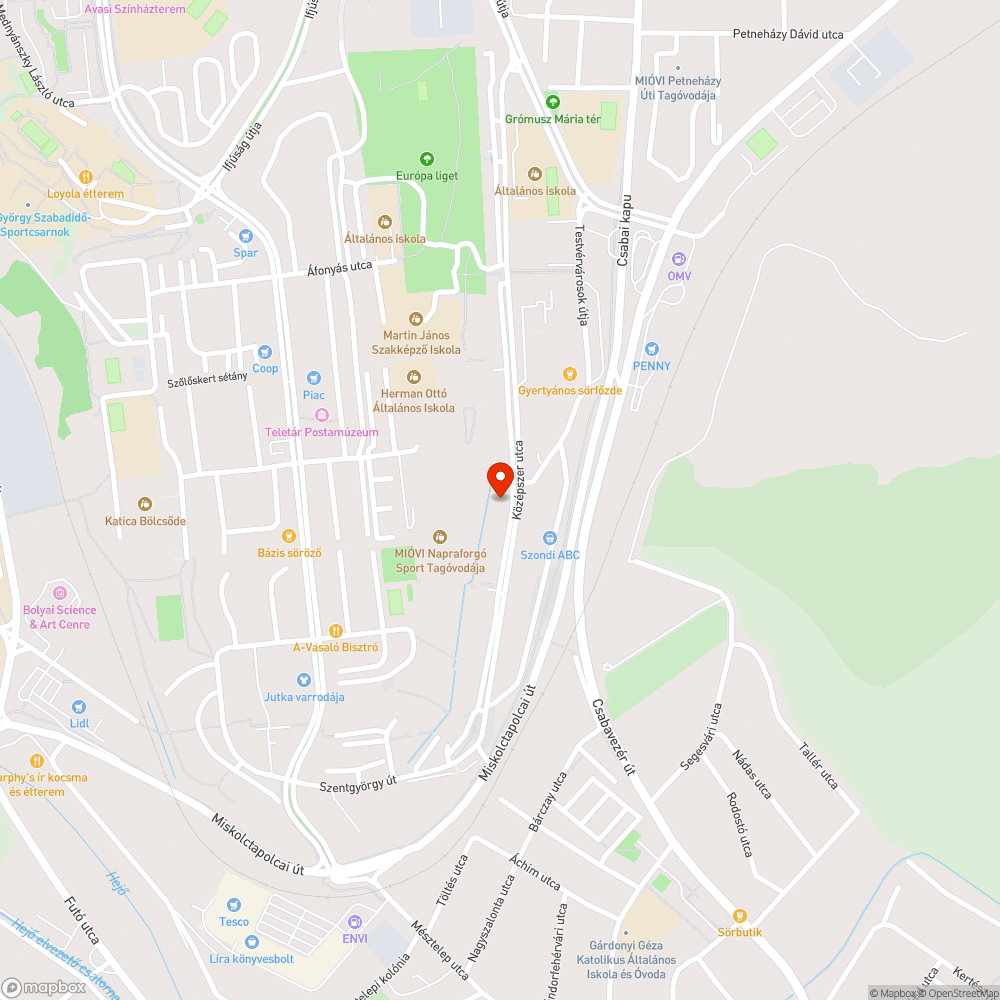 parkolás bejelentés helye