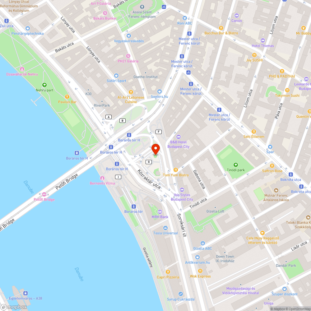 Kiszáradt fa bejelentés helye