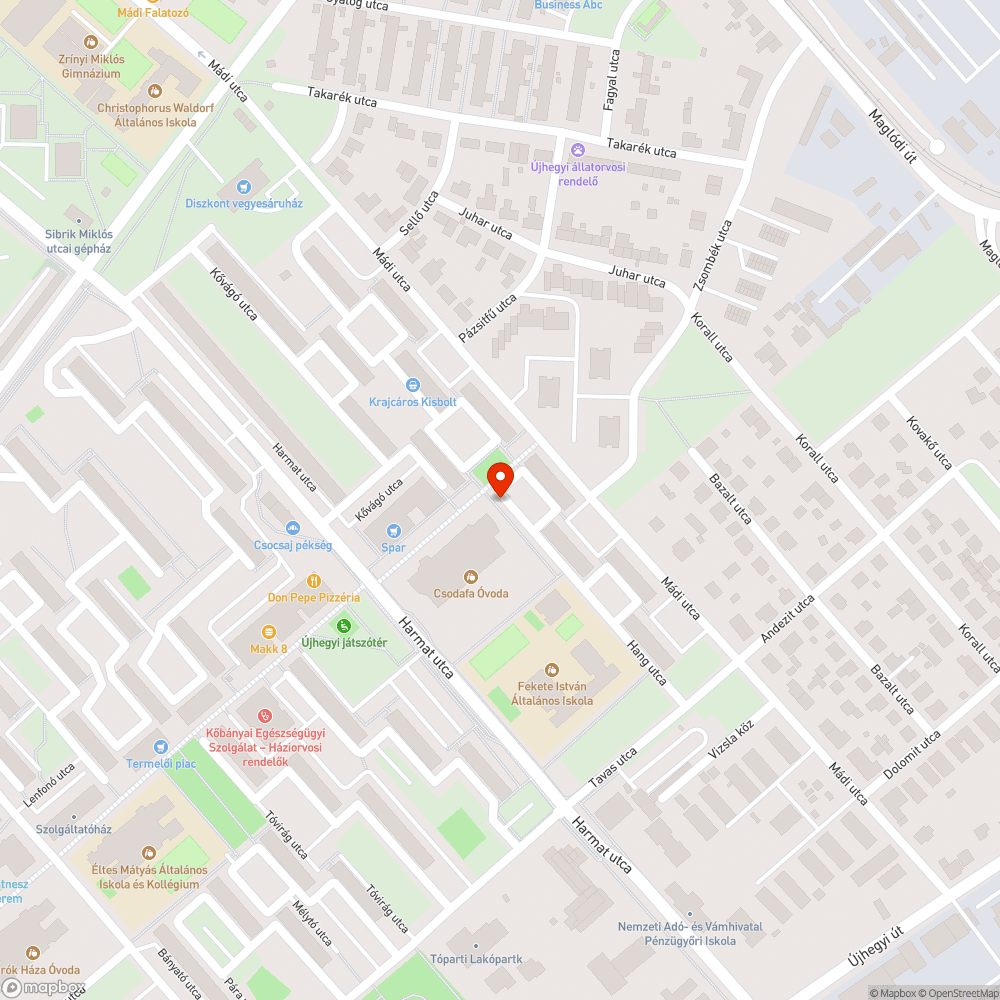 Kiégett lámpa bejelentés helye