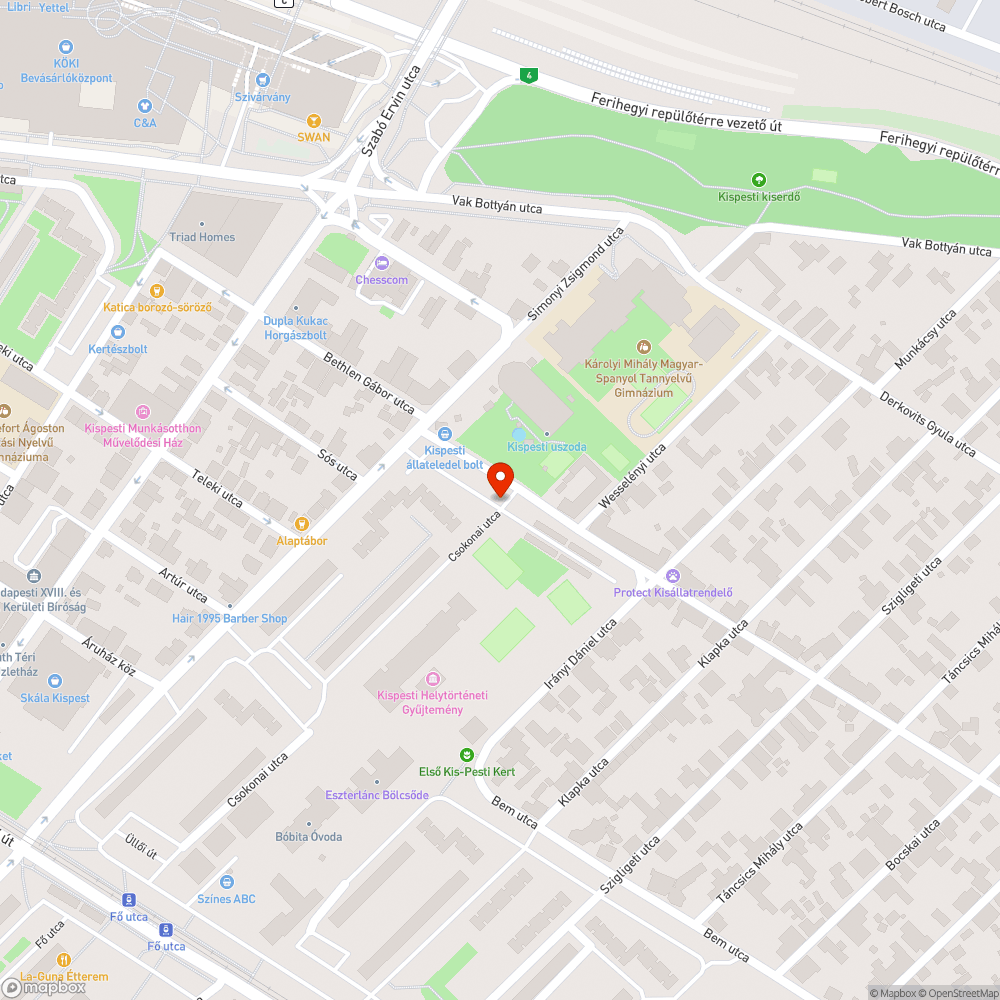 Elhagyott Opel Vectra bejelentés helye